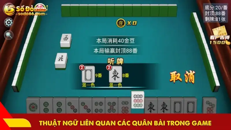 Thuật ngữ liên quan các quân bài trong game